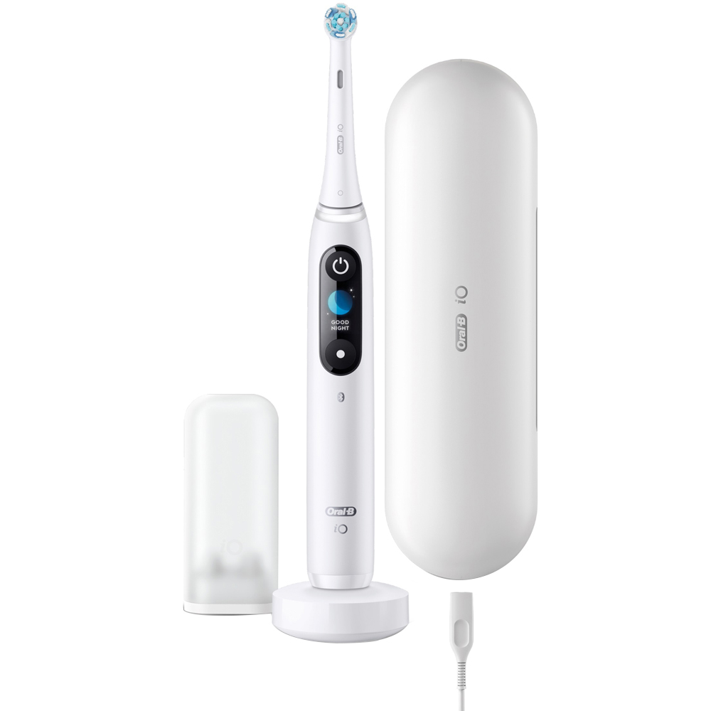 Oral-B iO Series 9 White Alabaster Rechargeable Toothbrush Image 2