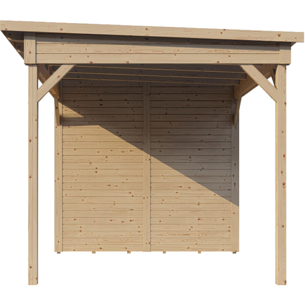 Rowlinson 12 x 9ft Natural Pentus 3 Summerhouse with Extension Image 9