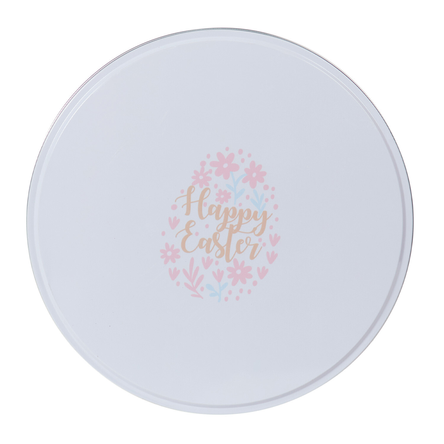 Pack of 3 Happy Easter Cake Tins - White Image 1