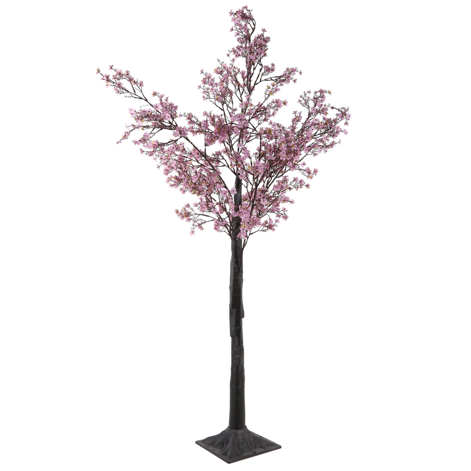 120 LED Pink Blossom Artificial Tree Image 2