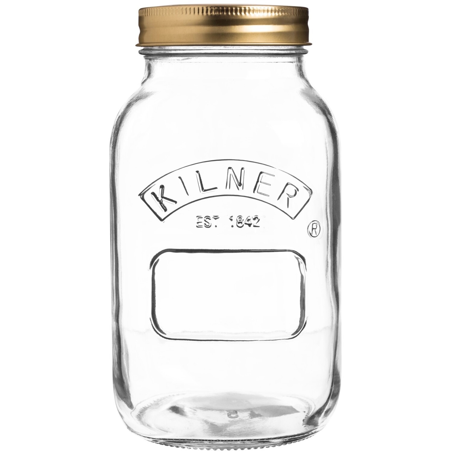 Kilner Glass Preserve Storage Jar 1L Image 1