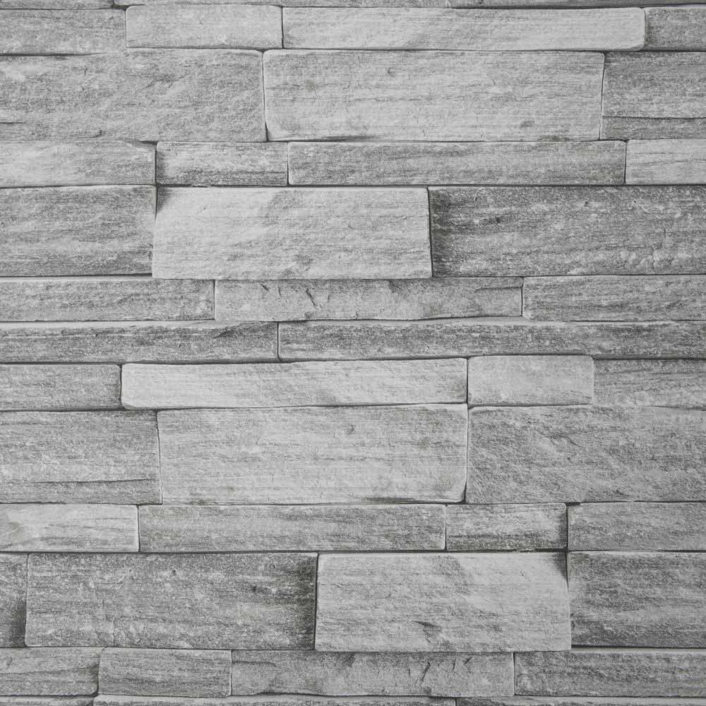 Superfresco Easy Stone Wall Grey Wallpaper Image 1