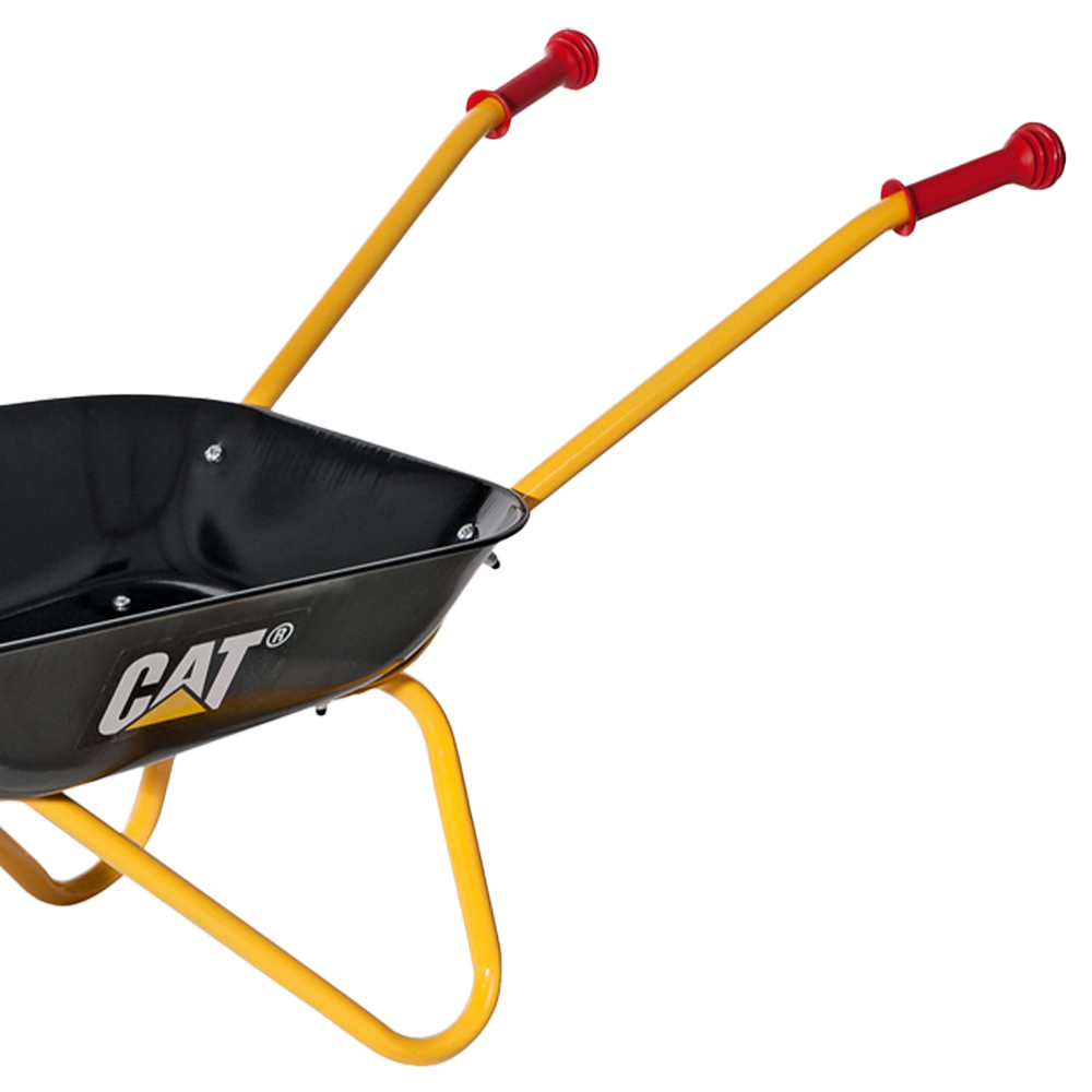 Robbie Toys Black and Yellow Children's CAT Metal Wheelbarrow Image 3