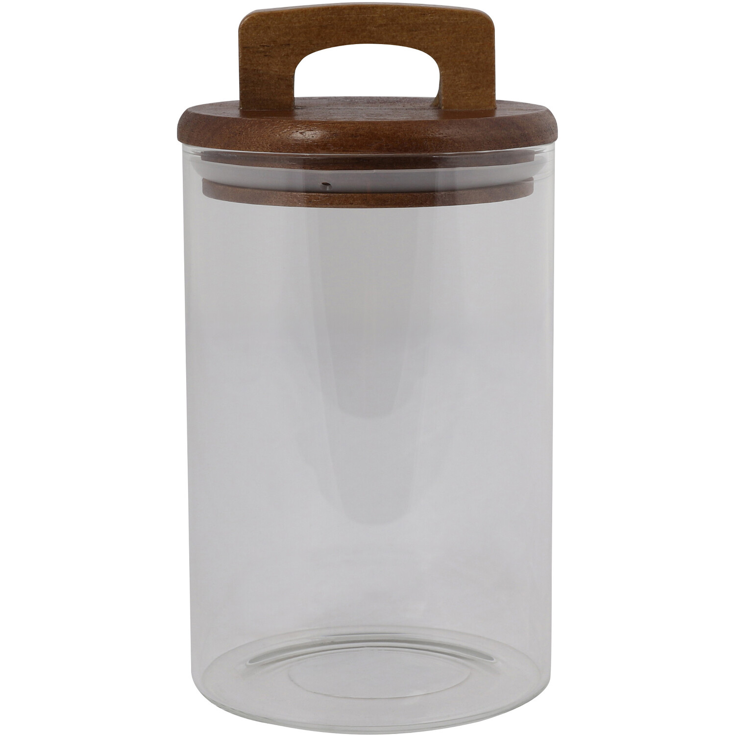 Storage Jar with Handled Lid - Clear /  0.9l Image 1