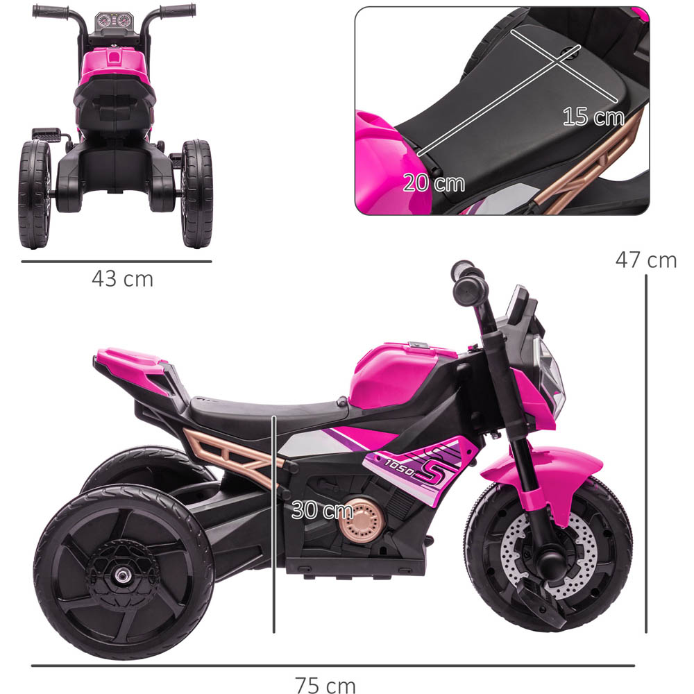 Tommy Toys Baby Ride On Trike Pink Image 3