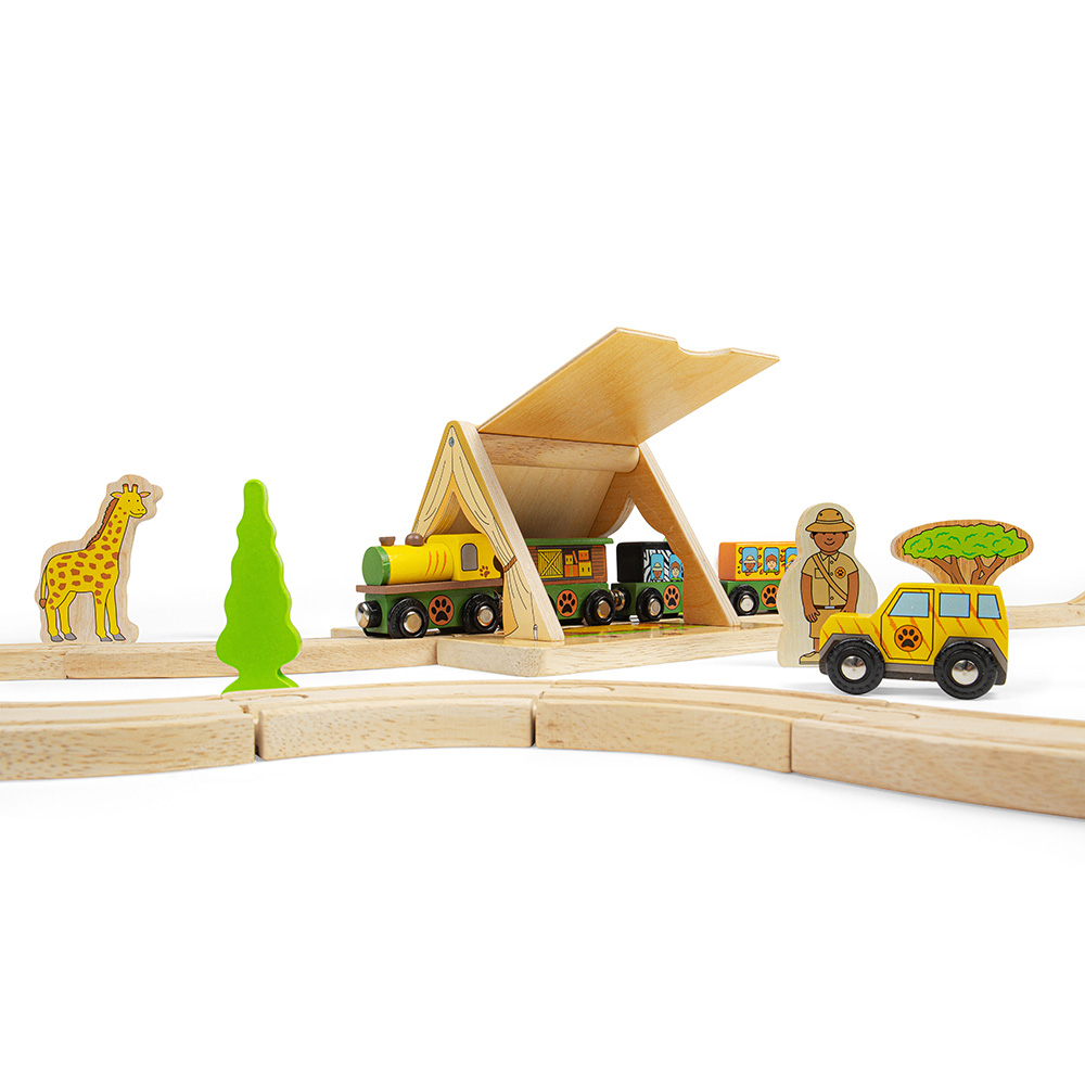 BigJigs Toys Rail Safari Tent Image 6