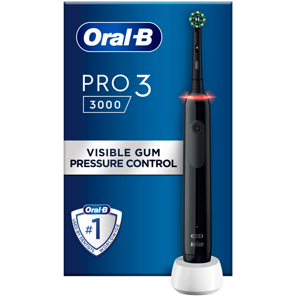 Oral-B PRO 3 3000 Black Electric Tooth Brush Image 3
