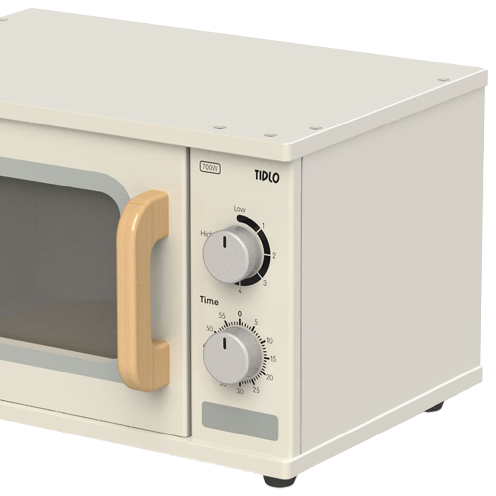Tidlo Kids Wooden Toy Microwave Image 3