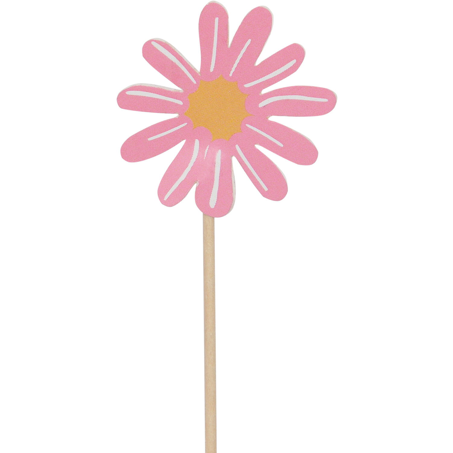 Pack of 12 Daisy Daze Cupcake Cases & Toppers - Pink Image 4