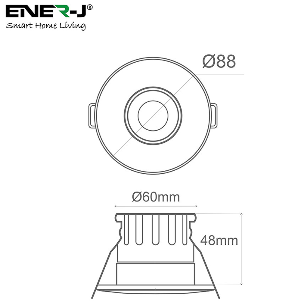 ENER-J 8W Fire Rated LED Downlight Image 6