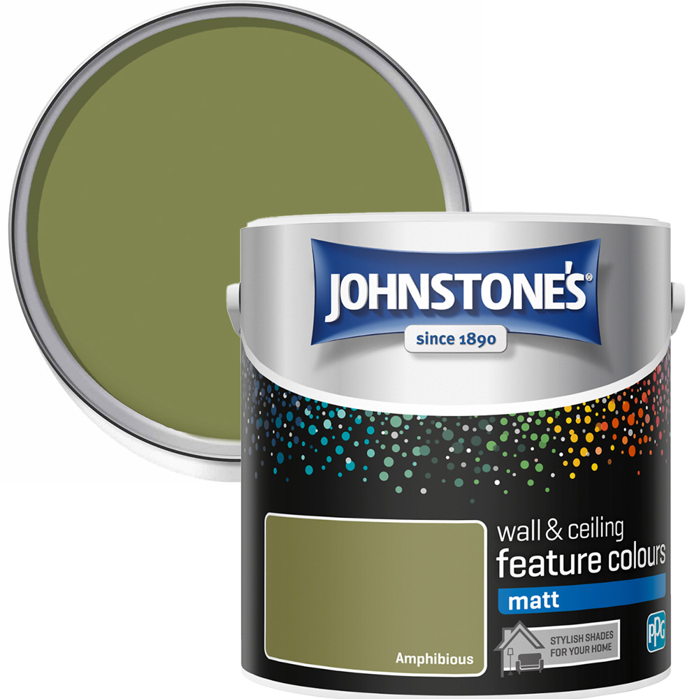 Johnstone's Feature Colours Walls & Ceilings Amphibious Matt Paint 1.25L Image 1