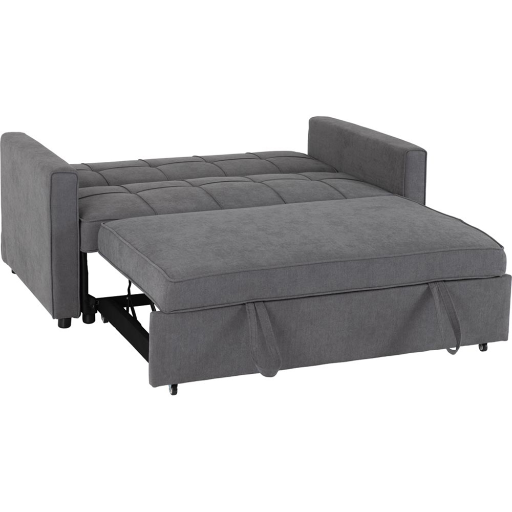 Seconique Astoria Double Sleeper Dark Grey Fabric Sofa Bed Image 5