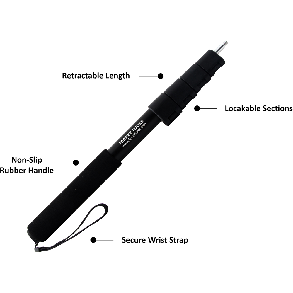 Ferret Stick Lightweight Lockable Extension Rod 140cm Image 4