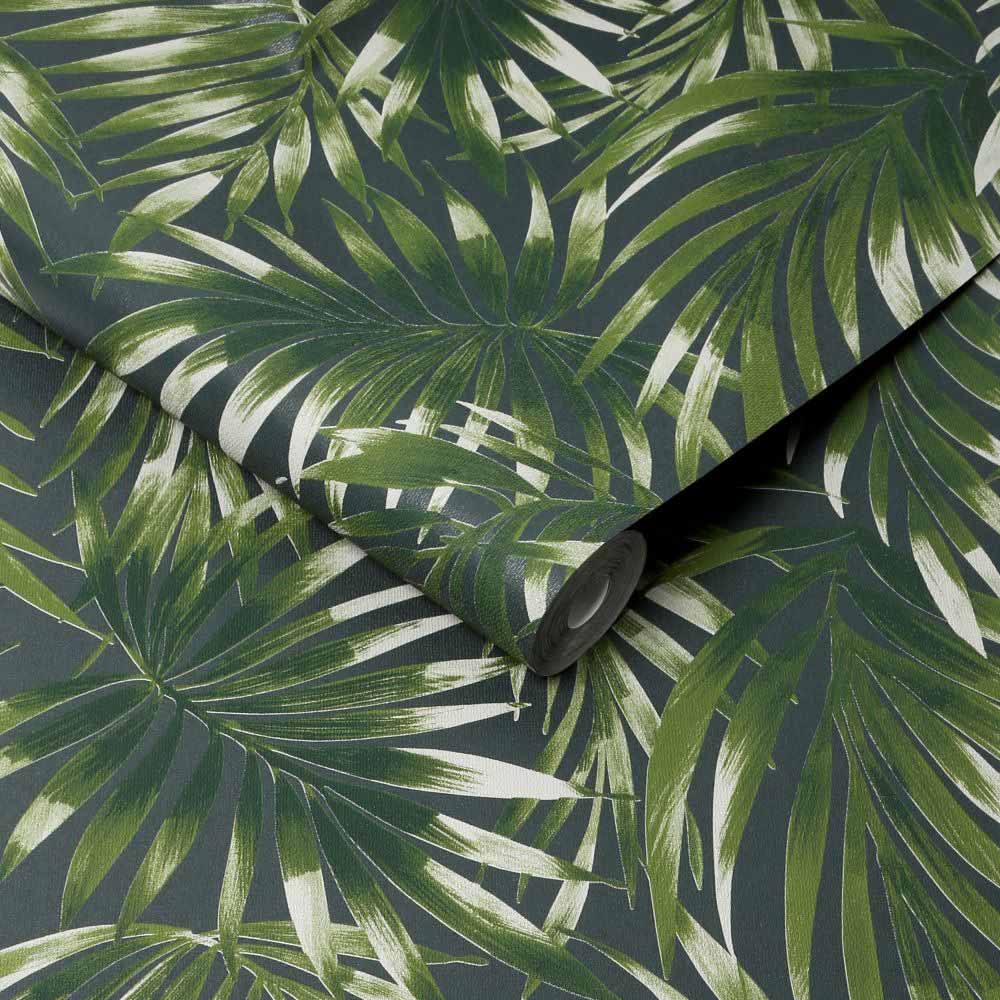 Superfresco Easy Elegant Leaves Green Wallpaper Image 2