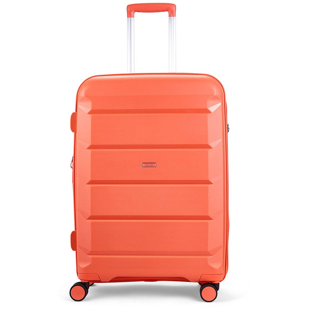 Rock Tulum Medium Orange Hardshell Expandable Suitcase Image 2