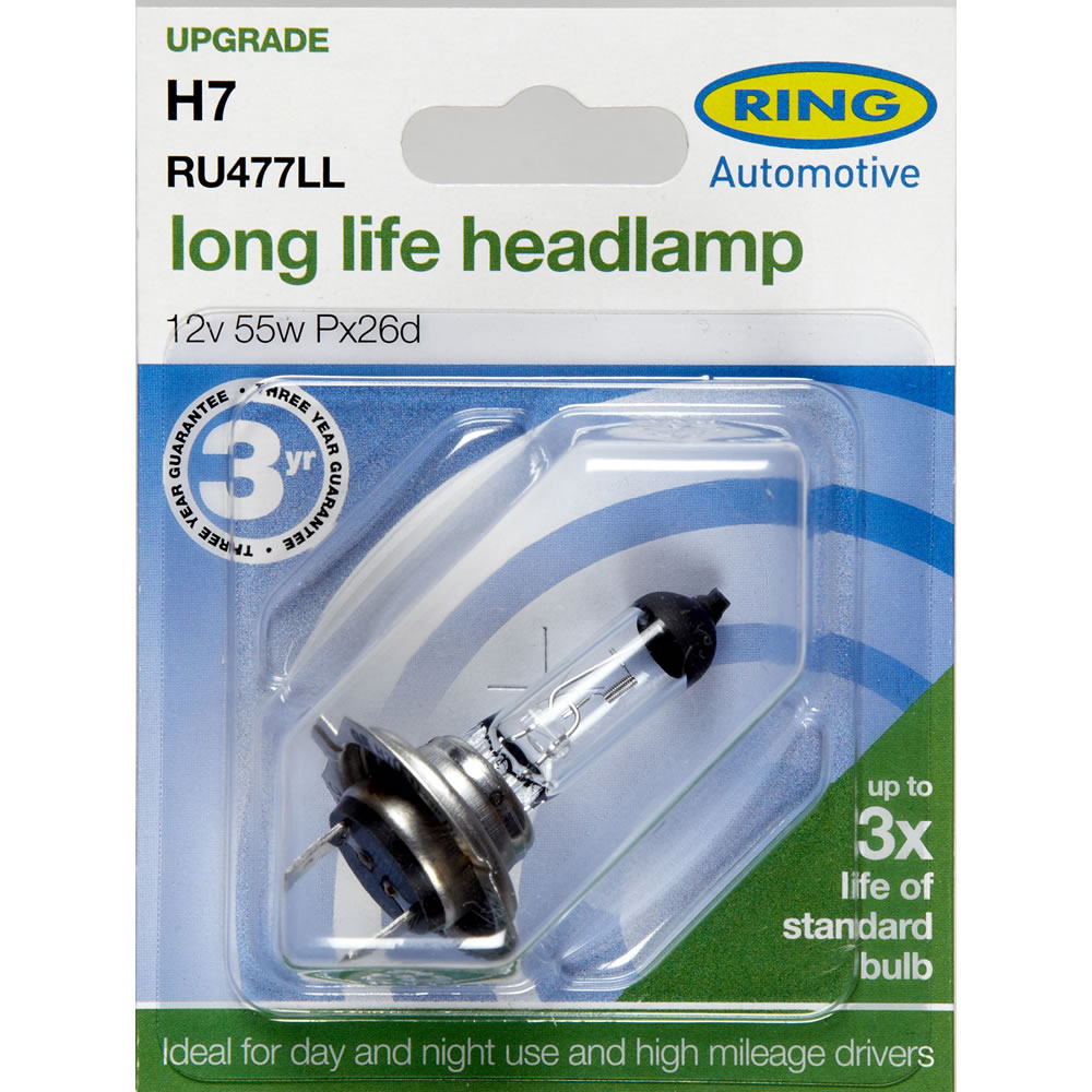 Ring H7 Long Life Bulb Wilko