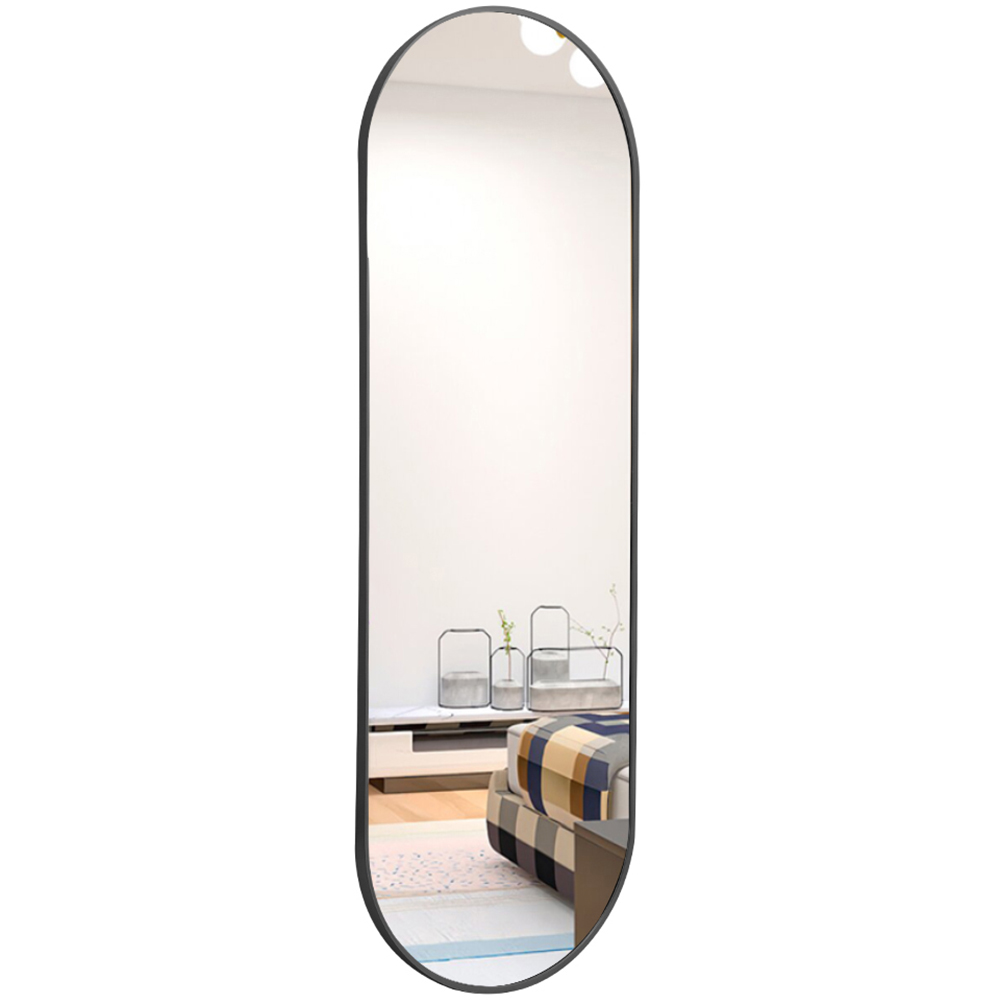 Living and Home Black Frame Full Length Standing Mirror 40 x 120cm Image 5