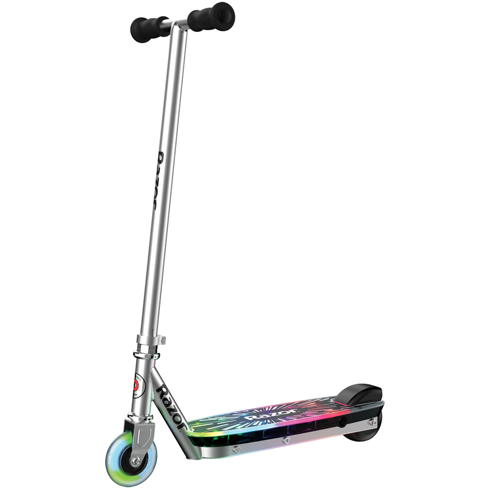 Razor ColorRave Electric Scooter Silver Image 1