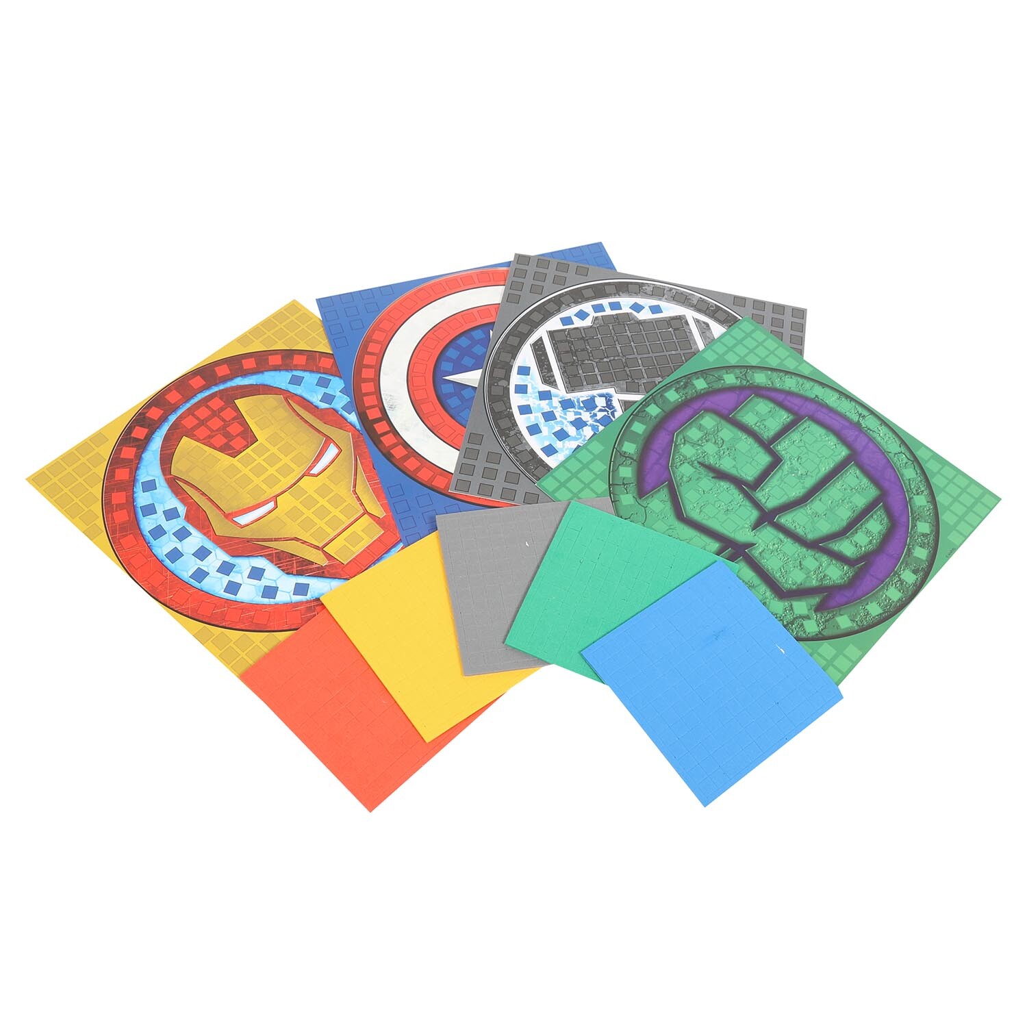 Make Your Own Avengers Foam Mosaic Image 2