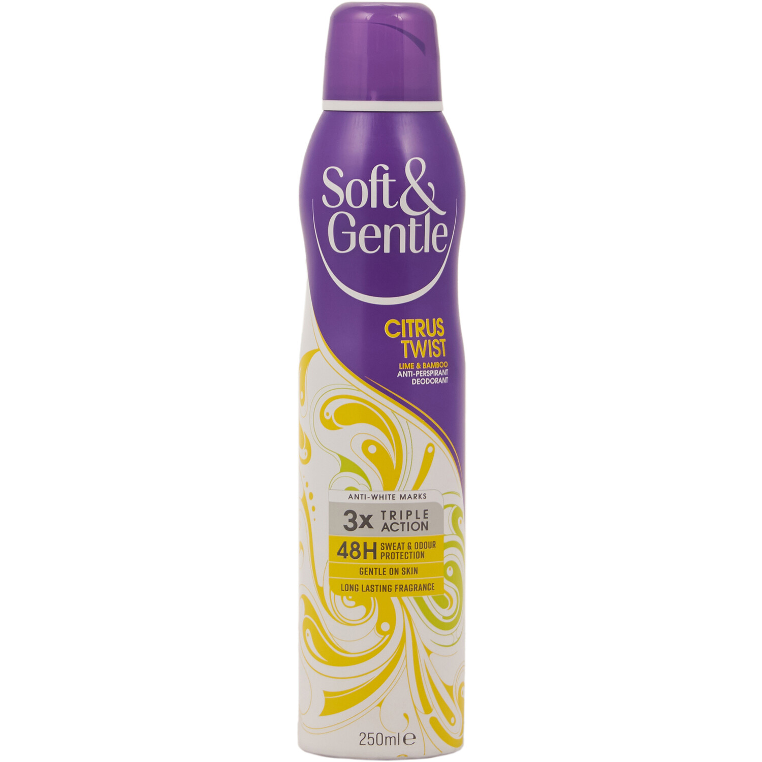 Soft & Gentle Citrus Twist Anti-Perspirant Deodorant Spray - Purple Image 1