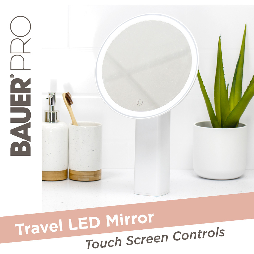 Bauer Professional Premium White LED Rechargeable Mirror Image 3