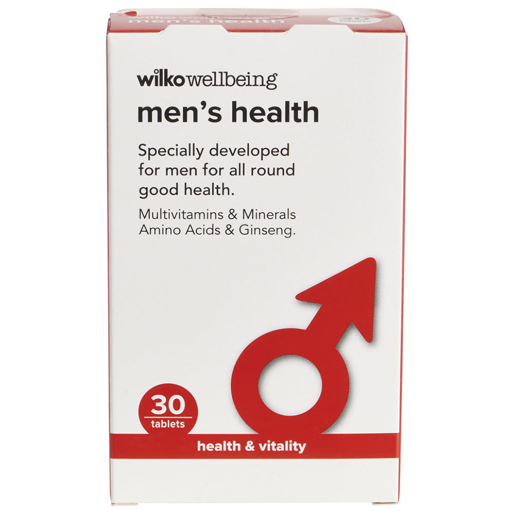 Wilko Men's Health Tablets 30 pack Image 1