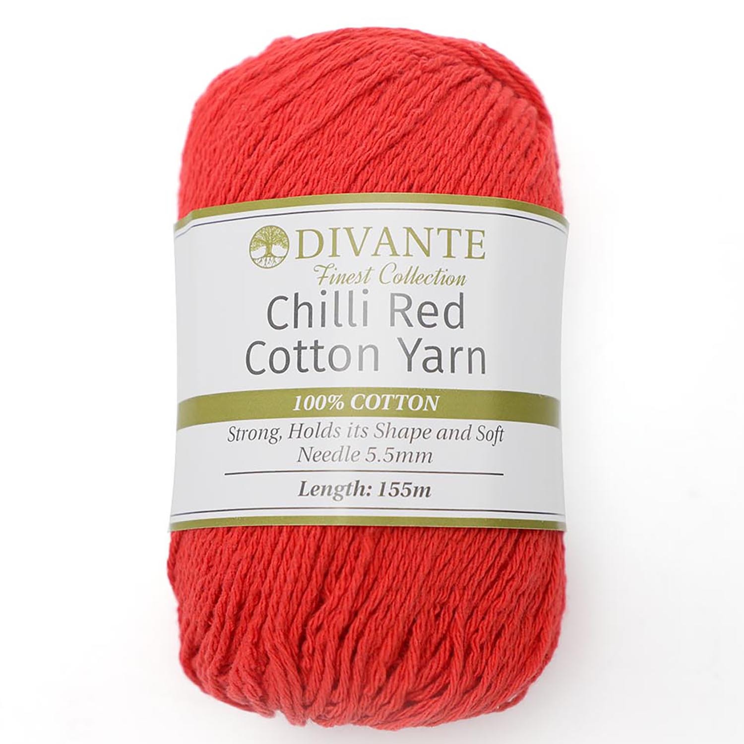 Divante Chilli Red Cotton Yarn 100g Image