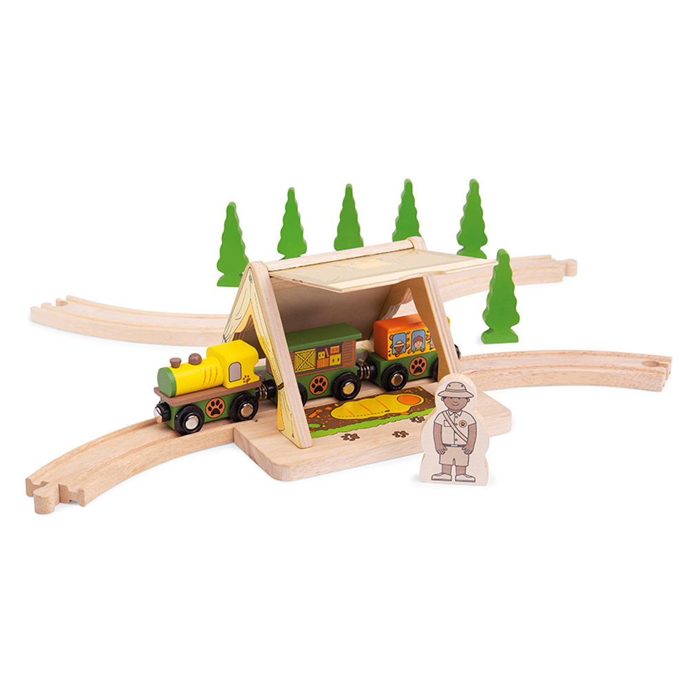 BigJigs Toys Rail Safari Tent Image 1