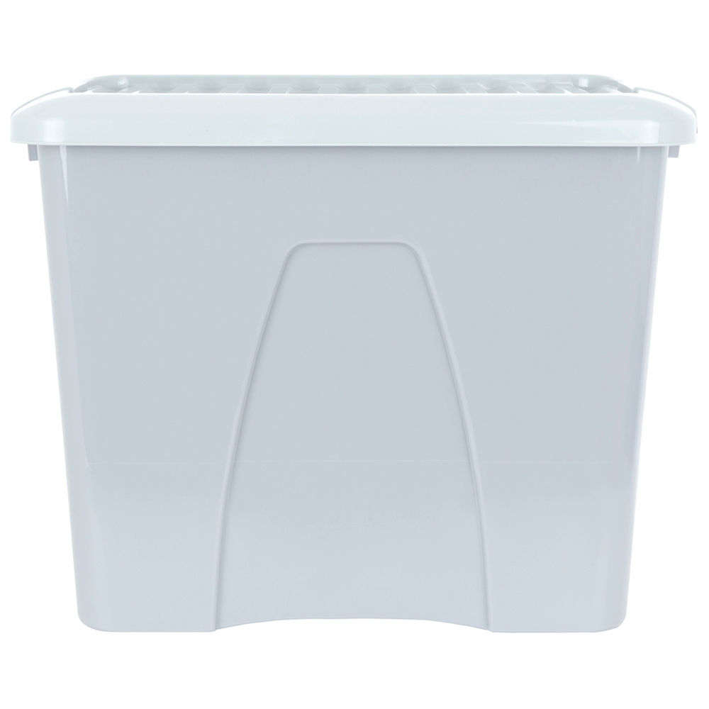 Wham 75L Soft Grey Home Upcycle Box and Lid 2 Pack Image 2