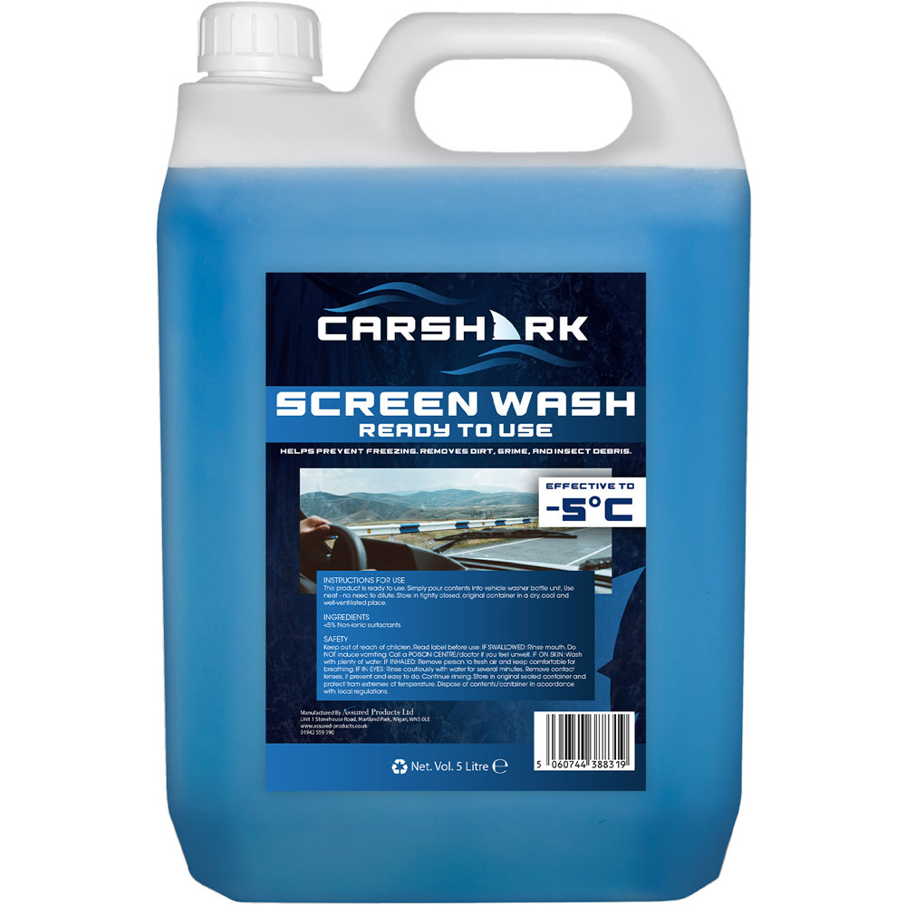 Carshark Ready to Use Screen Wash 5L Image