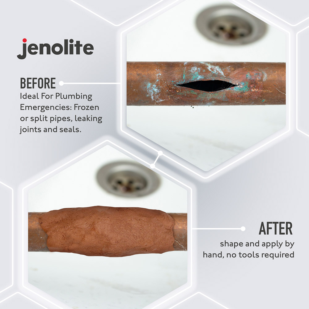 Jenolite Epoxy Putty Stick Copper Repair 112g Image 5