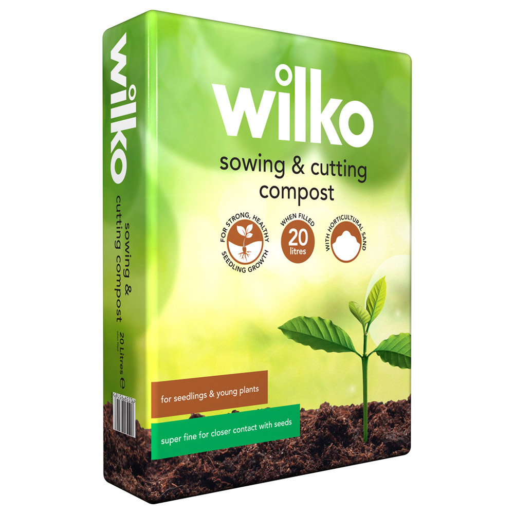 Wilko Sowing and Cutting Compost 20L Image