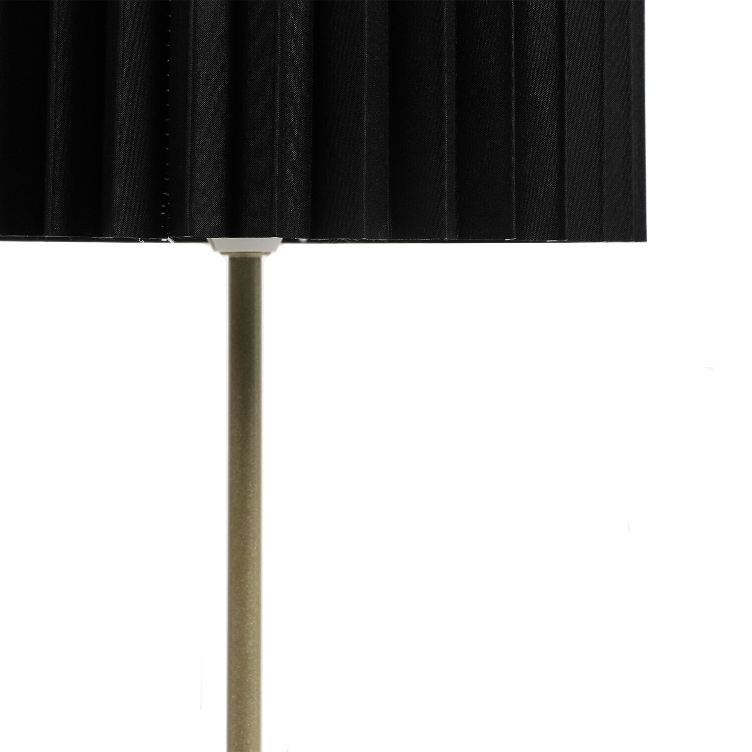 Black Pleated Table Lamp Image 3