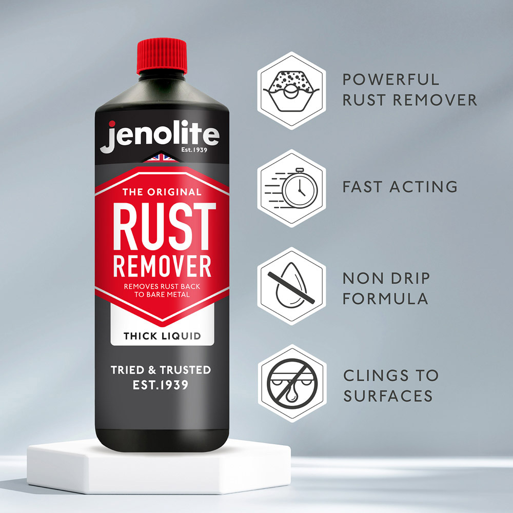 Jenolite Rust Remover Thick Liquid 1L Image 2