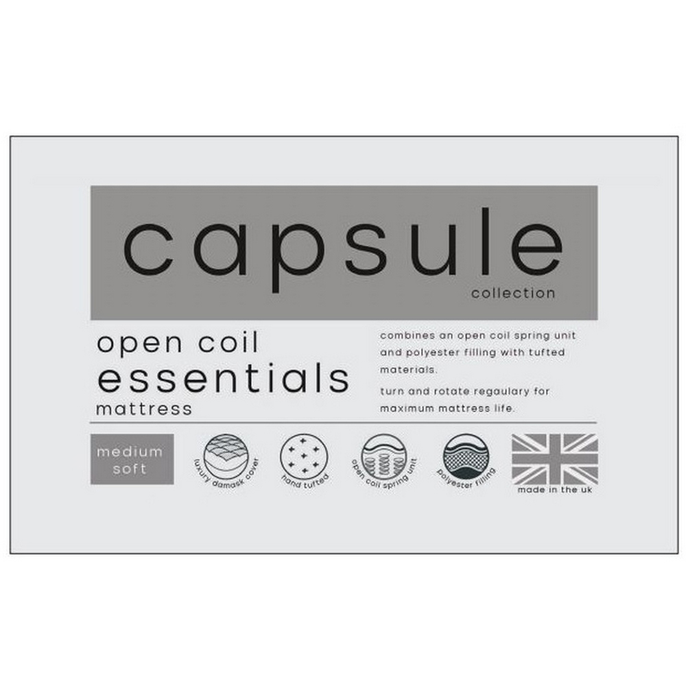 Julian Bowen Capsule Essentials King Size Bonnell Coil Sprung Mattress Image 8