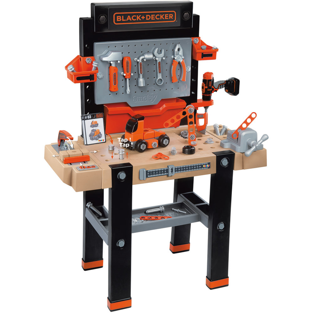 Smoby Black & Decker Bricolo Ultimate Workbench Playset Image 1