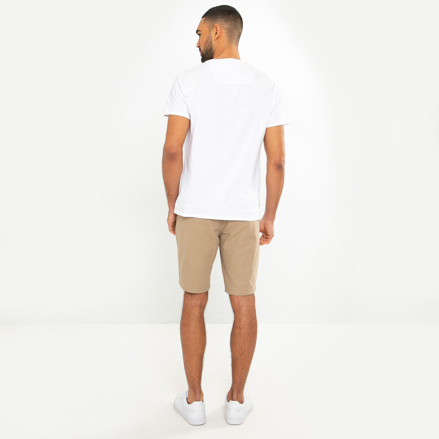 Southsea Men's Cotton Shorts  - Stone / S Image 5