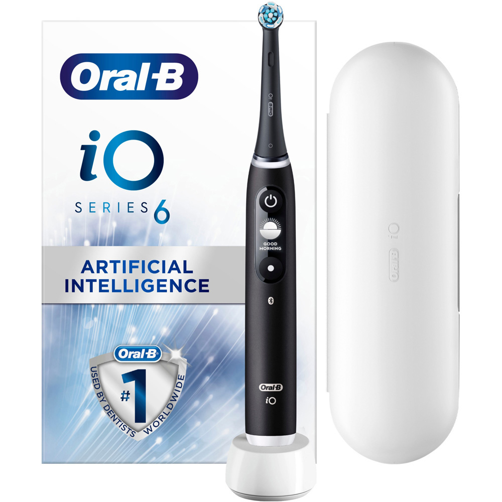 Oral-B iO Series 6 Black Lava Rechargeable Toothbrush Image 3