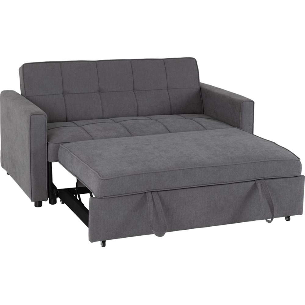 Seconique Astoria Double Sleeper Dark Grey Fabric Sofa Bed Image 6