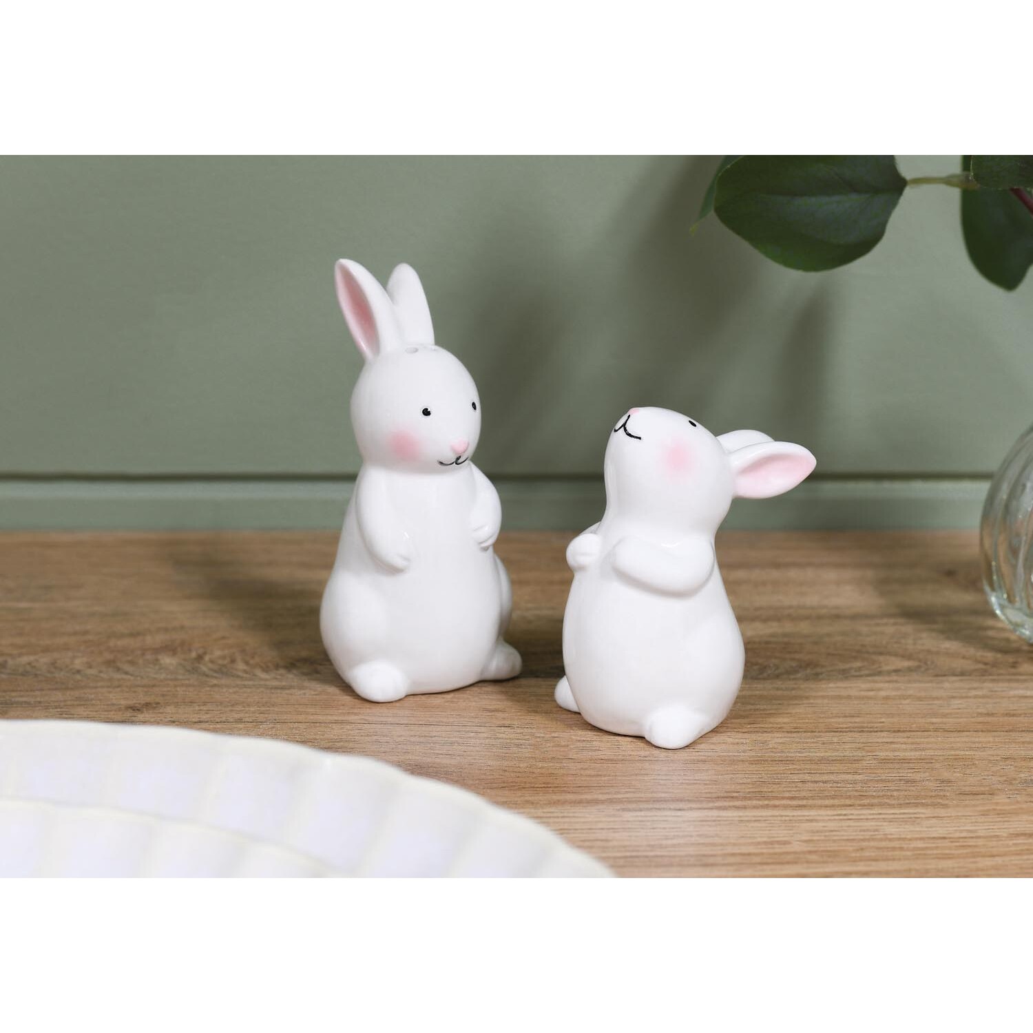 Bunny Salt and Pepper Shakers - White Image 3