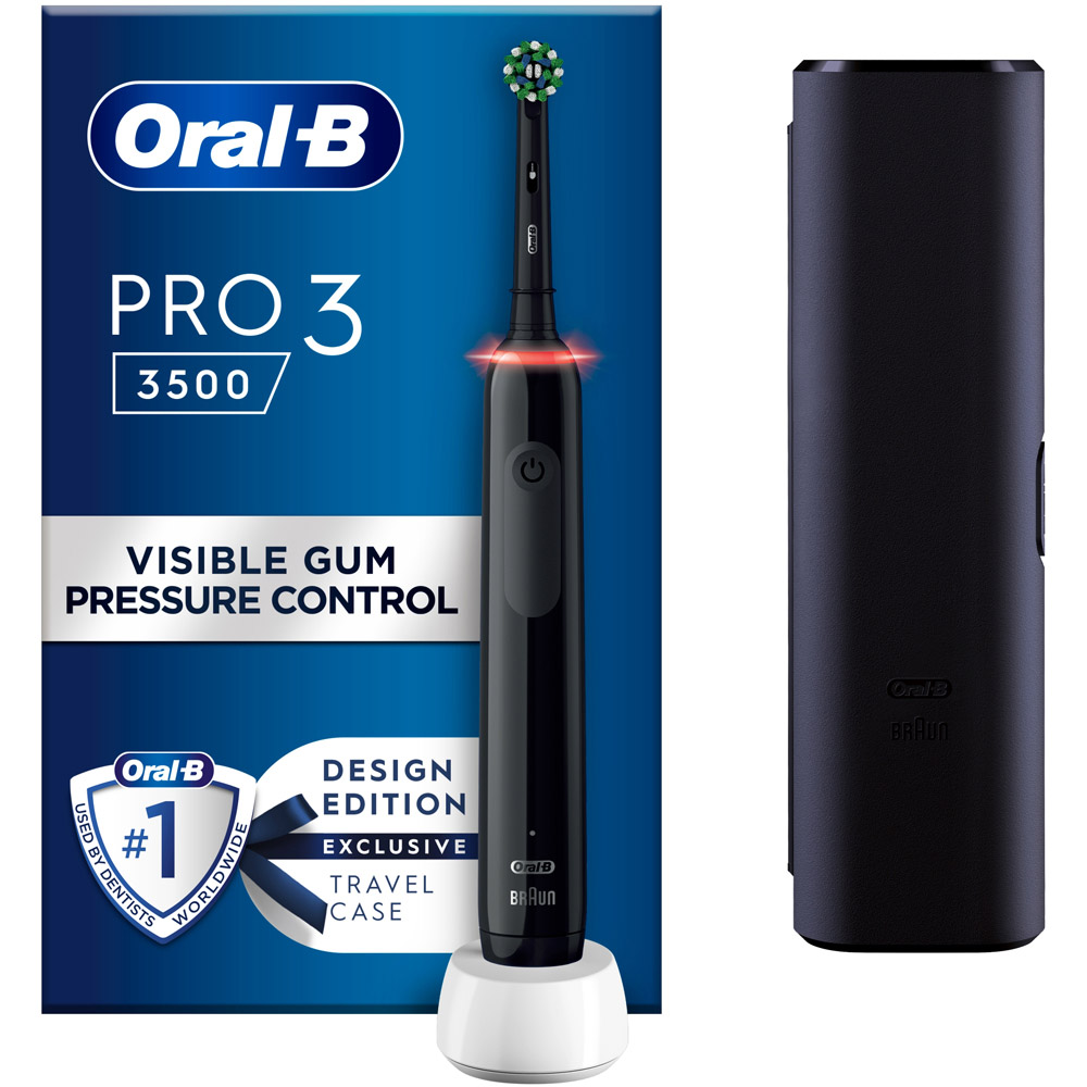Oral-B PRO 3 3500 Black Electric Tooth Brush Image 3