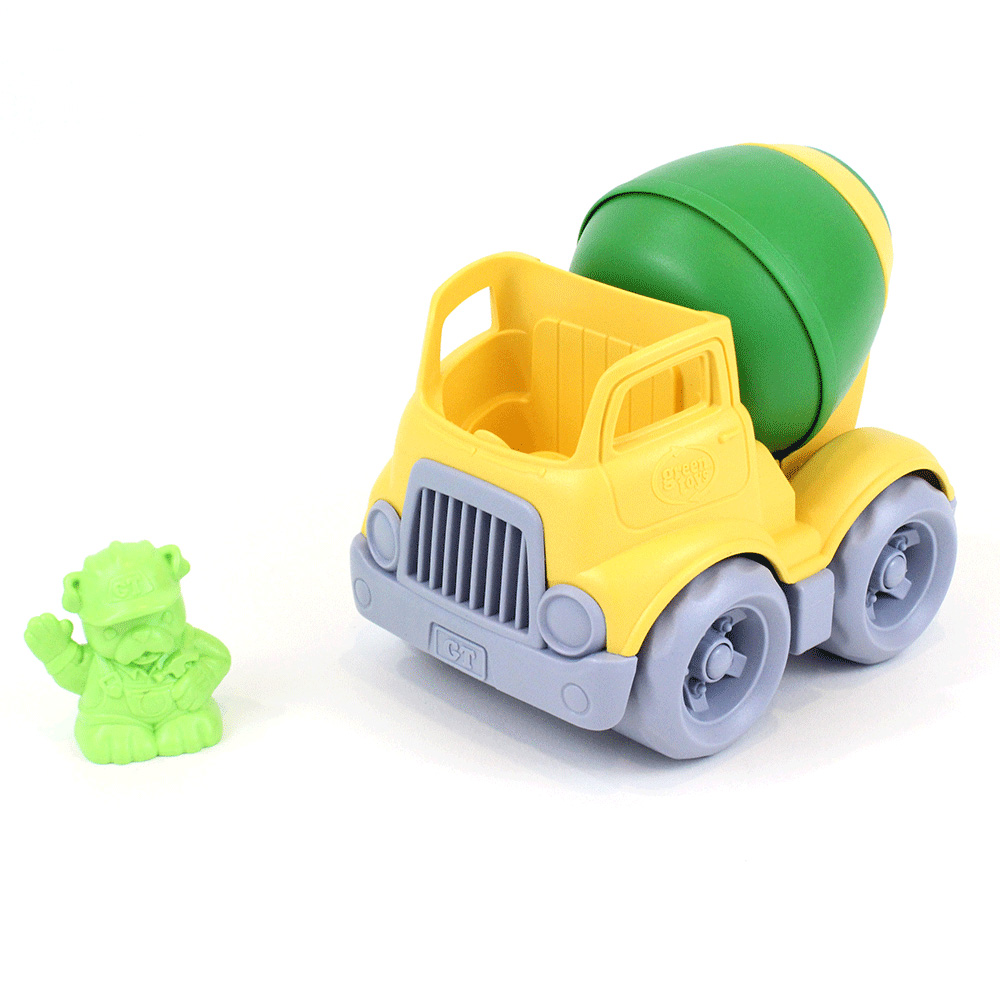 BigJigs Toys Green Toys Toy Mixer-Truck Image 3