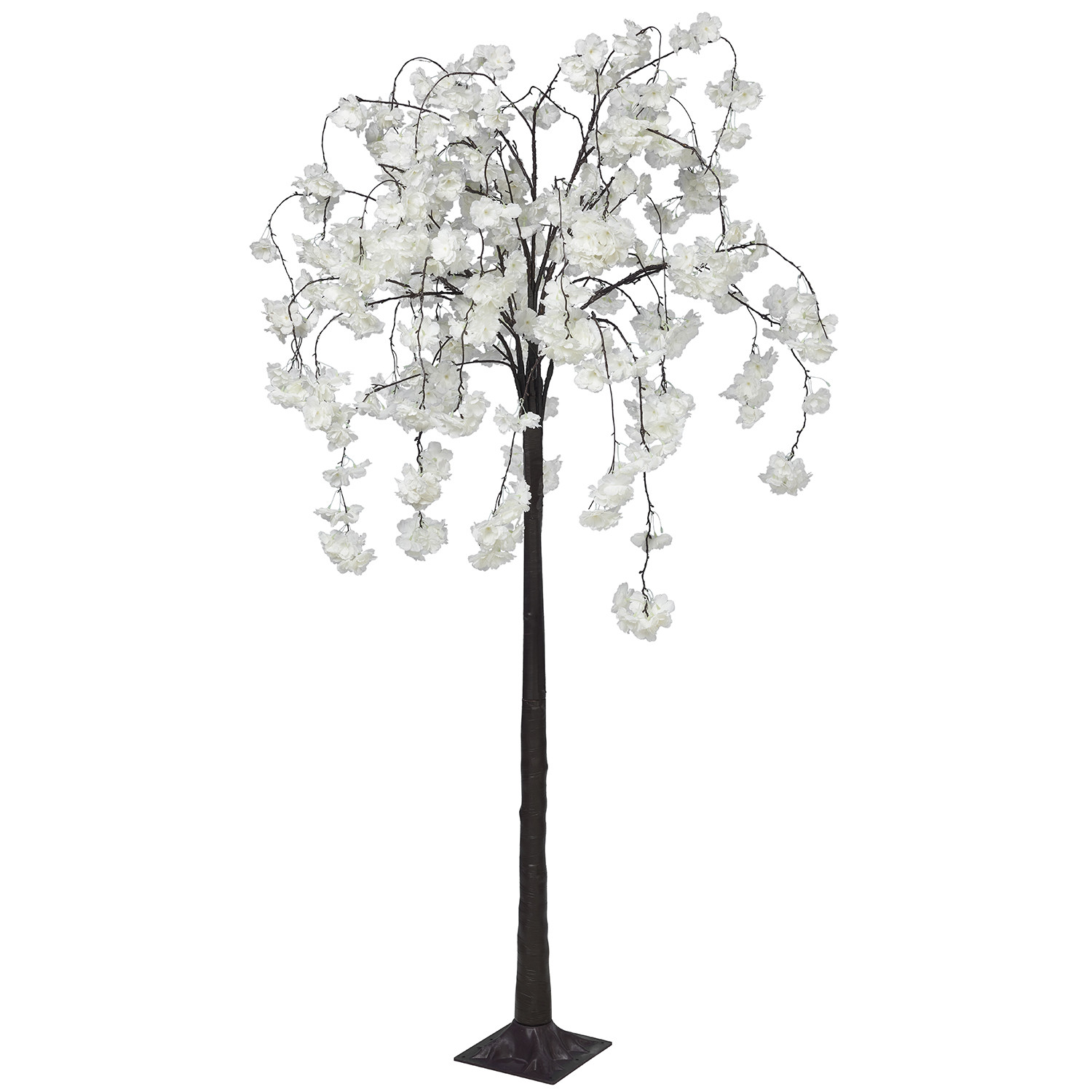 200 LED Willow Blossom Artificial Decorative Tree Image 1