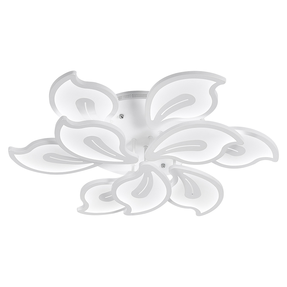 Living and Home White 9 Heads LED Ceiling Light Image 1