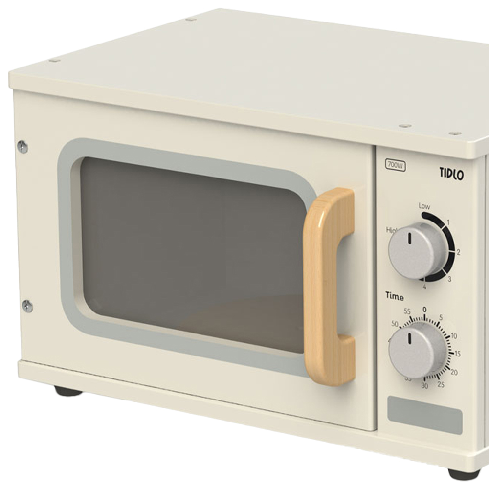 Tidlo Kids Wooden Toy Microwave Image 2