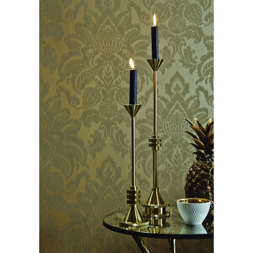 Arthouse Wallpaper Glisten Gold Wilko