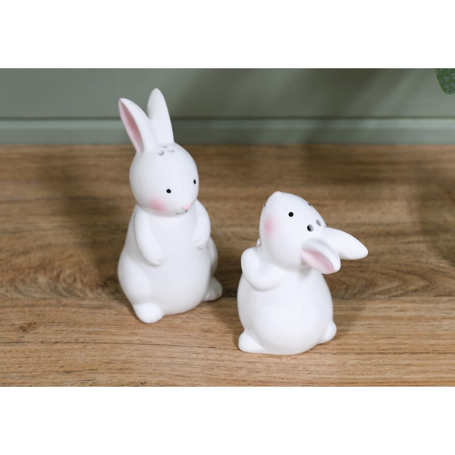 Bunny Salt and Pepper Shakers - White Image 4