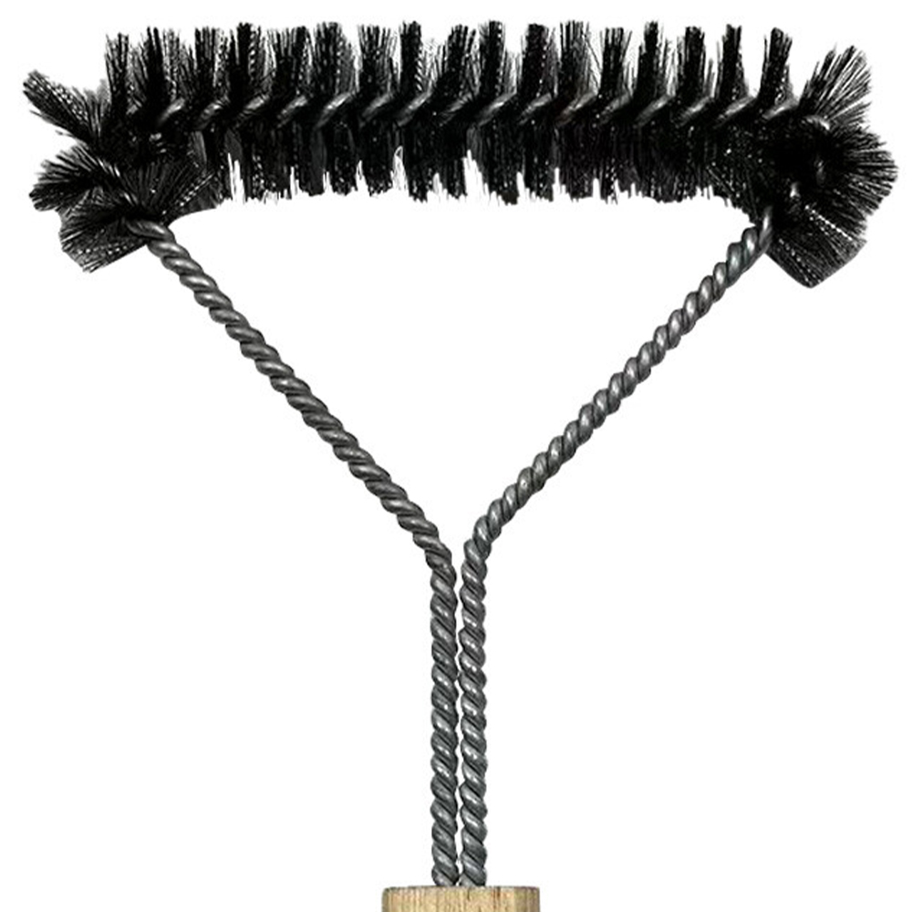 Stainless Steel BBQ Brush - Natural Image 2