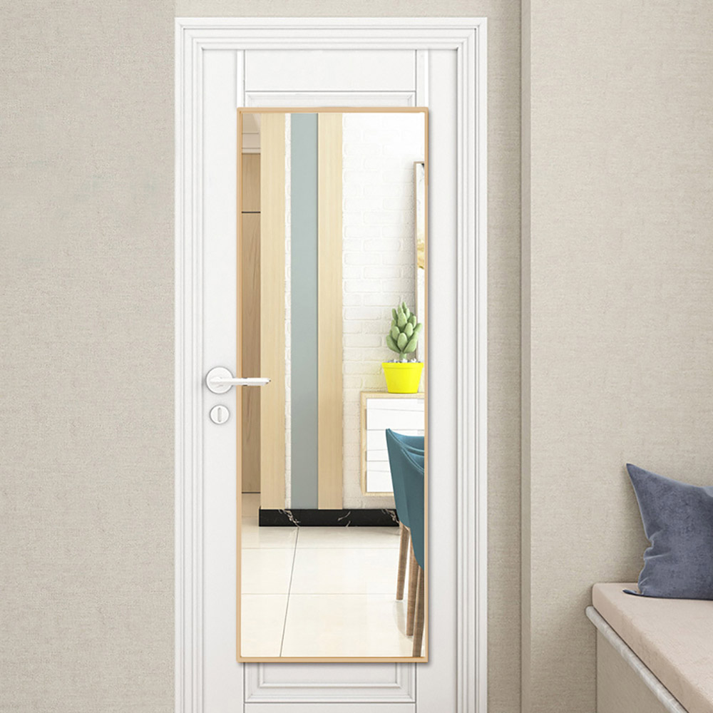 Living and Home Gold Frame Over Door Full Length Mirror 28 x 118cm Image 6