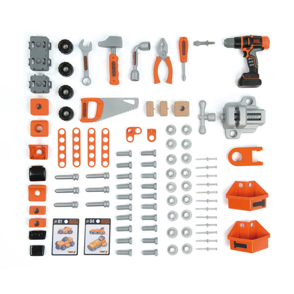 Smoby Black & Decker Bricolo Ultimate Workbench Playset Image 2
